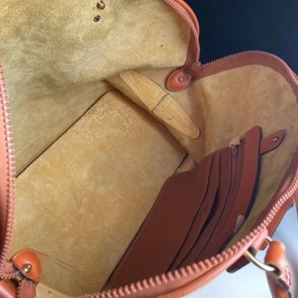 Dooney and Bourke Palomino Leather Norfolk Travel Luggage Bag Carry On - Picture 15 of 16